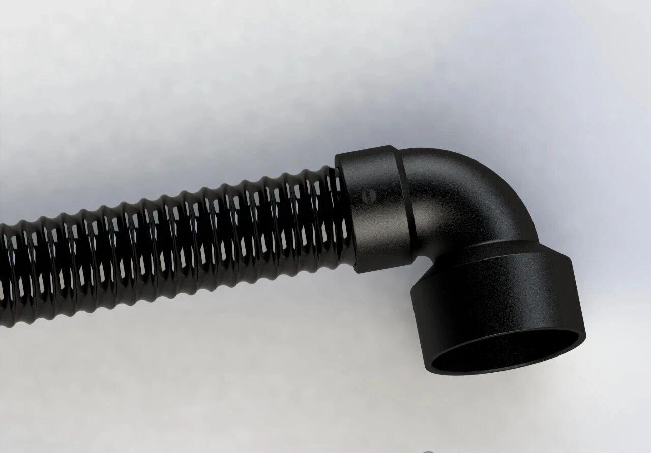 KS0154（Elbow, joint mouth ID80,hose ID50）